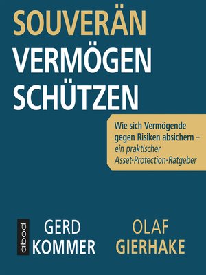 cover image of Souverän Vermögen schützen